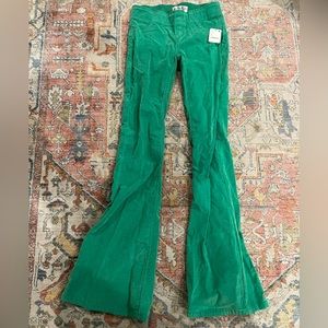 Free People womens Pull-on Corduroy Flared Jeans